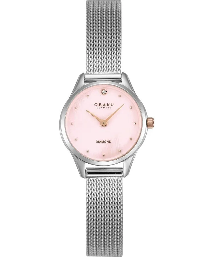 Часовник Дамски Obaku Denmark Diamond V297SXCPMC-PTV