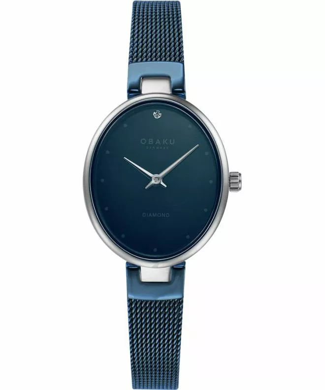 Часовник Дамски Obaku Oval Diamond V312LXCLML
