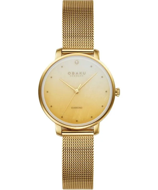 Часовник Дамски Obaku Denmark Diamond V320LXGZMG-DG
