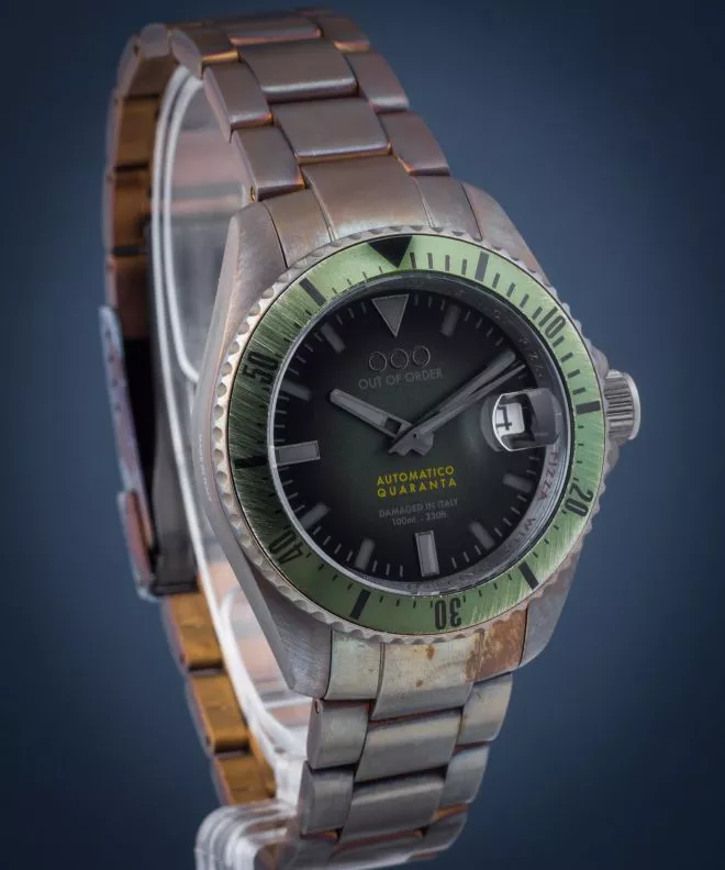 Часовник Унисекс Out of Order Automatico Quaranta Green OOO.001-21.VE