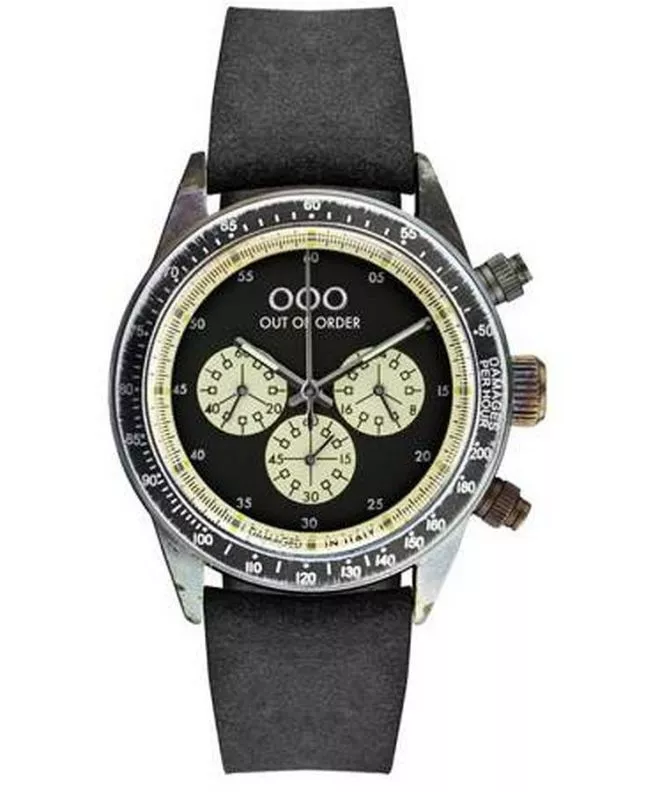 Часовник Унисекс Out of Order Cronografo Black OOO.001-4.NE.NE
