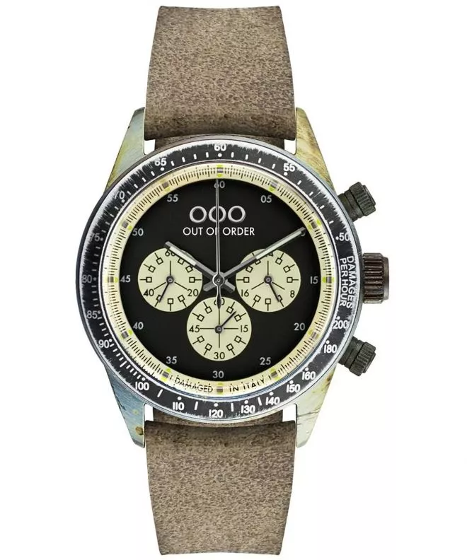 Часовник Унисекс Out of Order Cronografo Palude Black OOO.001-4.PA.NE