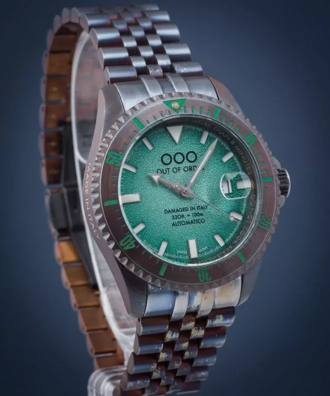 Часовник Унисекс Out of Order Swiss Automatico Green OOO.001-20.VE