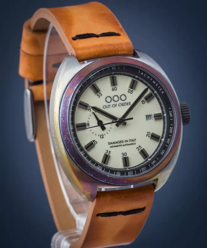 Часовник Унисекс Out of Order Torpedine Cream Automatic OOO.001-5.CR