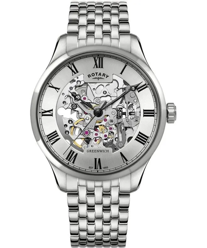 Часовник Мъжки Rotary Greenwich Automatic Skeleton GB02940/06