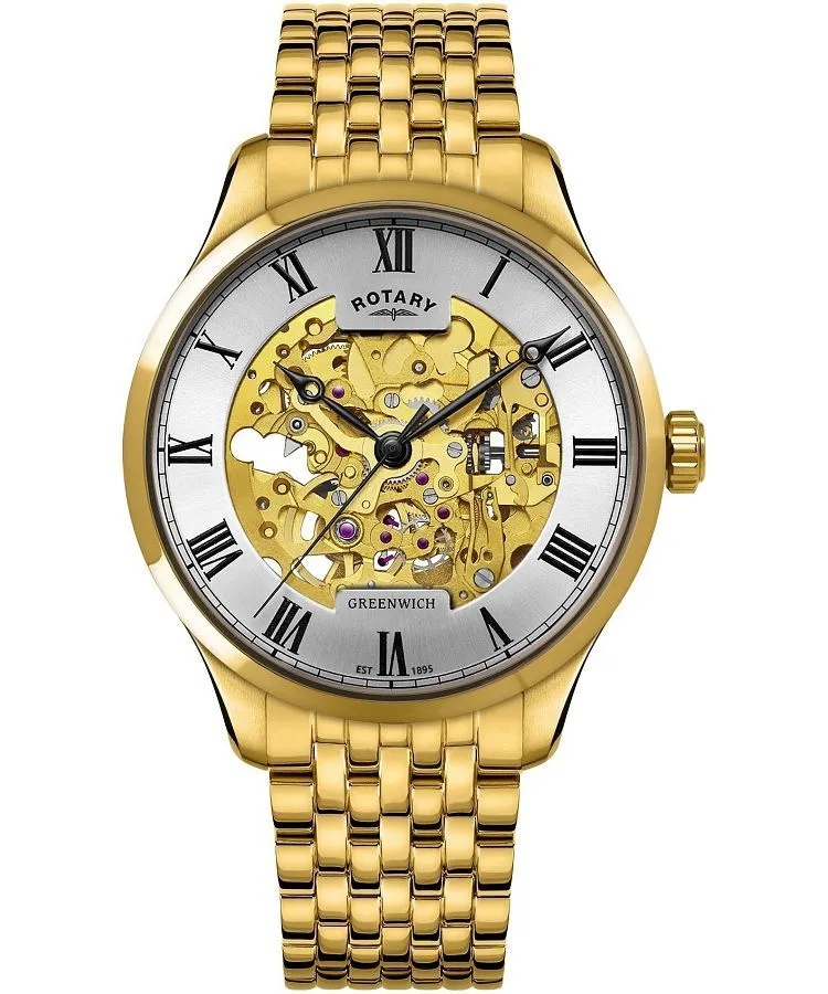 Часовник Мъжки Rotary Greenwich Automatic Skeleton GB02941/03