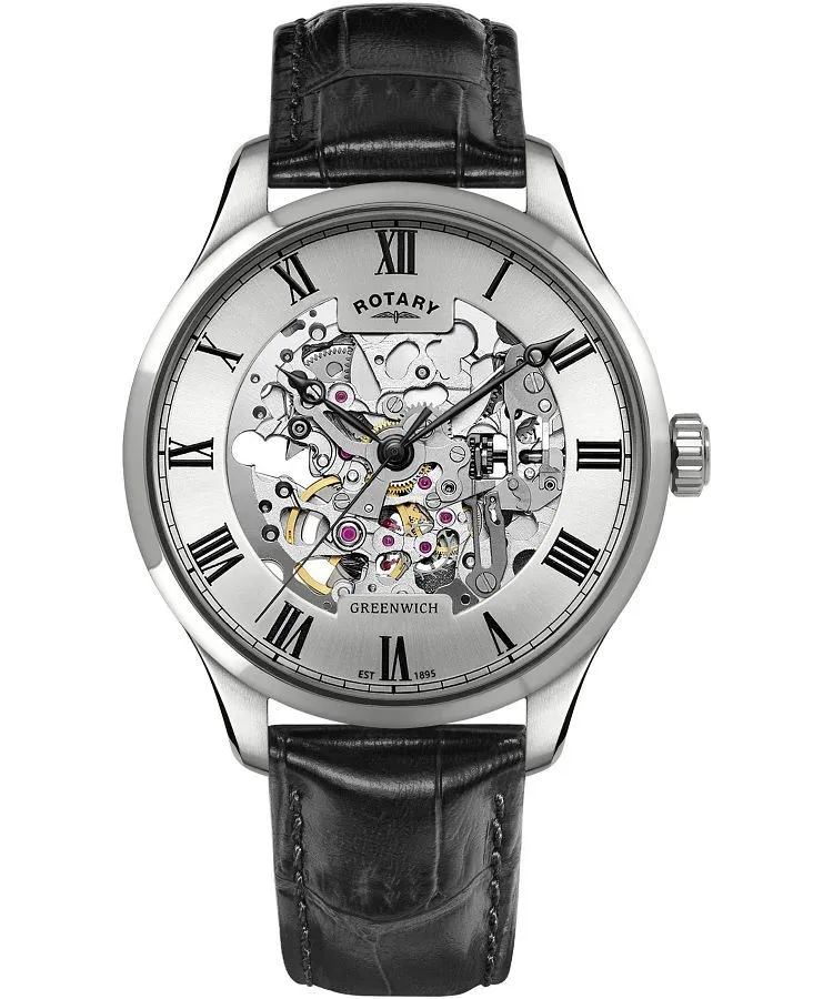 Часовник Мъжки Rotary Greenwich Automatic Skeleton GS02940/06