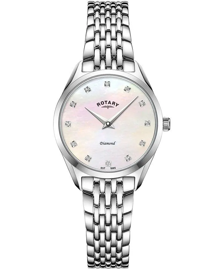 Часовник Дамски Rotary Ultra Slim Diamond LB08010/07/D