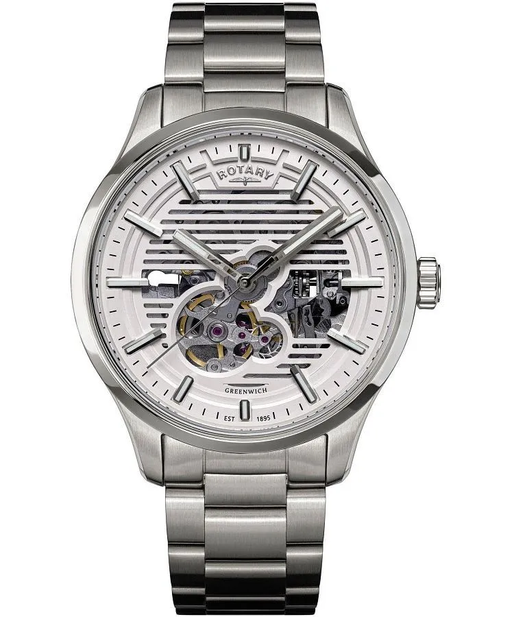 Часовник Мъжки Rotary Greenwich Automatic Skeleton RGB10073/01