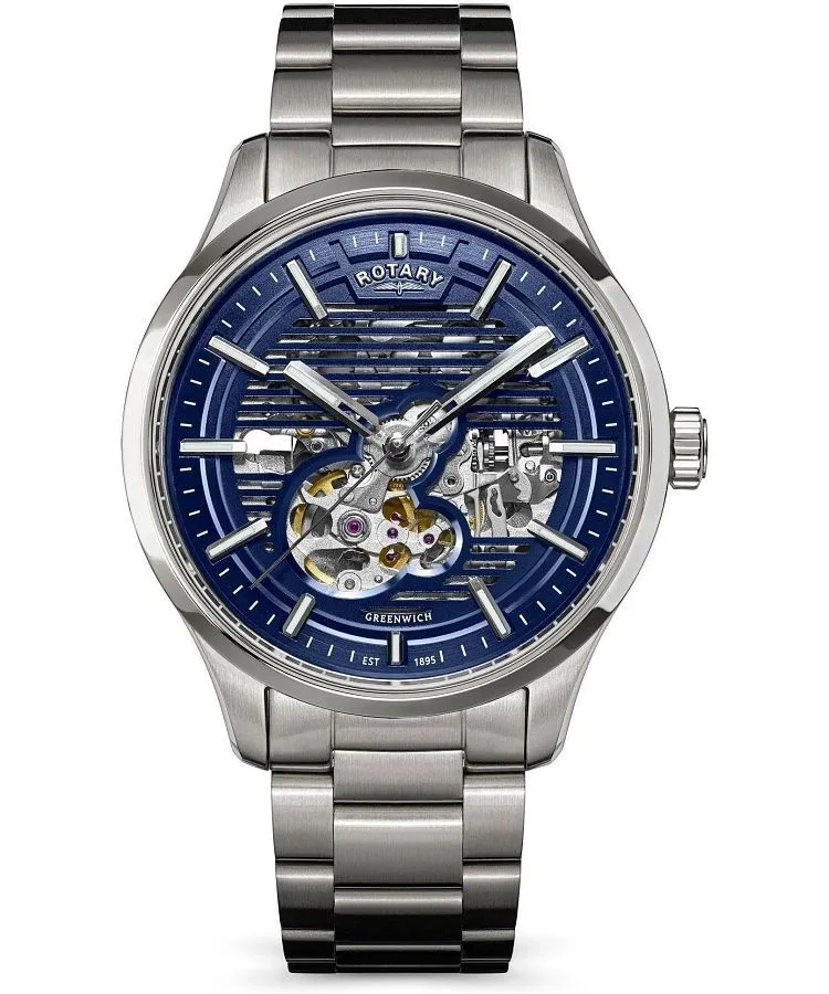 Часовник Мъжки Rotary Greenwich Automatic Skeleton RGB10073/05
