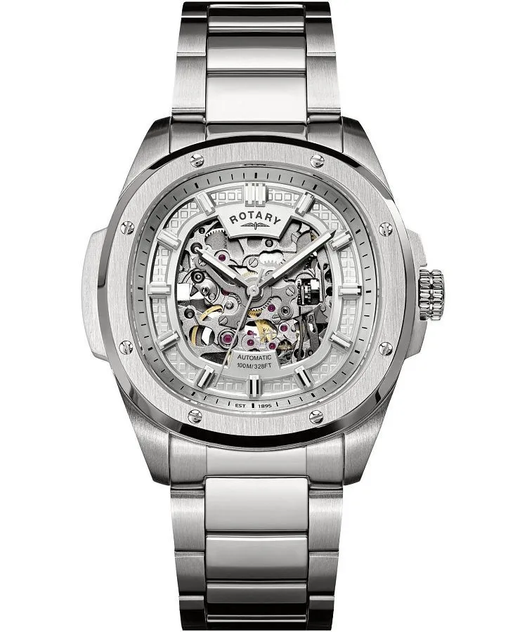 Часовник Мъжки Rotary Apex100 Automatic Skeleton RGB10079/06
