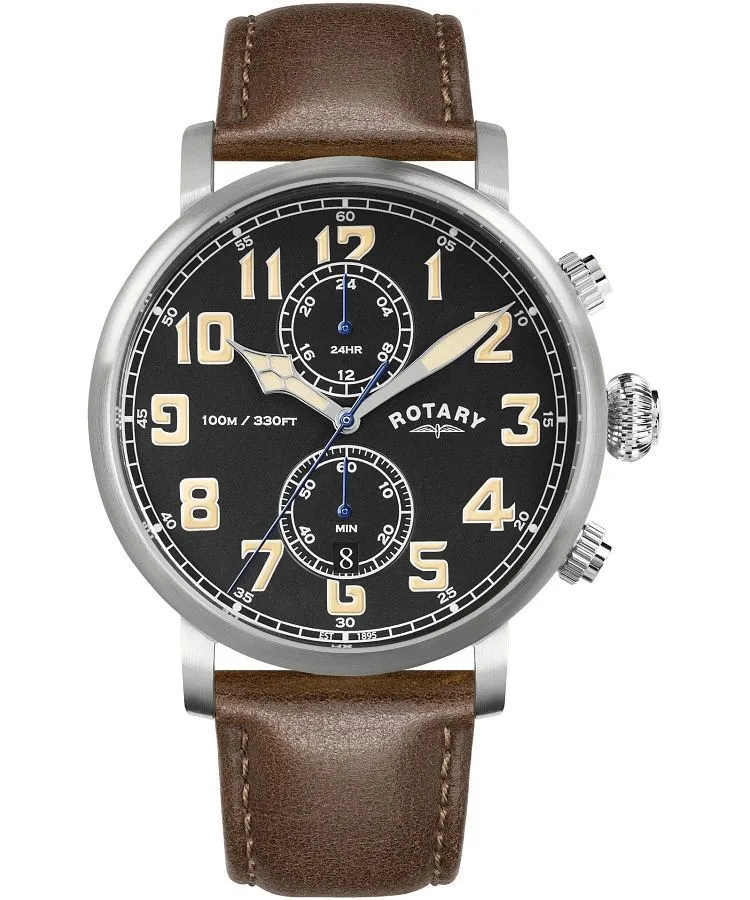Часовник Мъжки Rotary Heritage Pilot Chronograph RGS10000/04