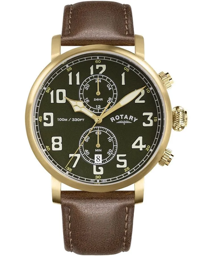 Часовник Мъжки Rotary Heritage Pilot Chronograph RGS10002/24