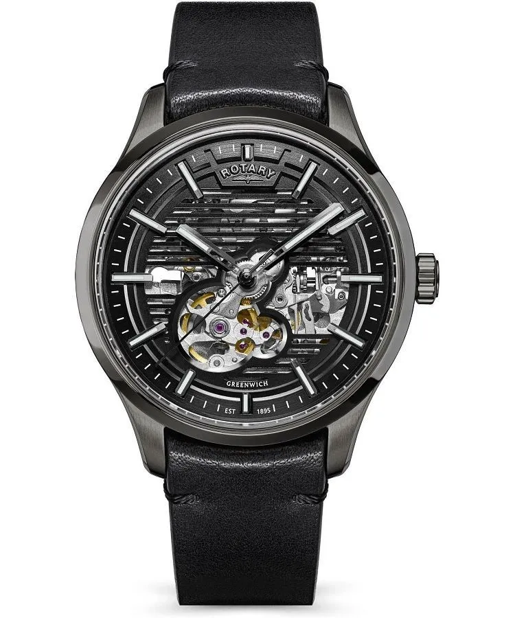 Часовник Мъжки Rotary Greenwich Automatic Skeleton RGS10078/04