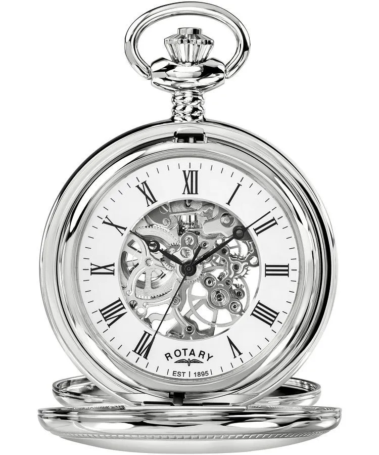 Джобен Часовник Мъжки Rotary Heritage Pocket Skeleton RP00726/01