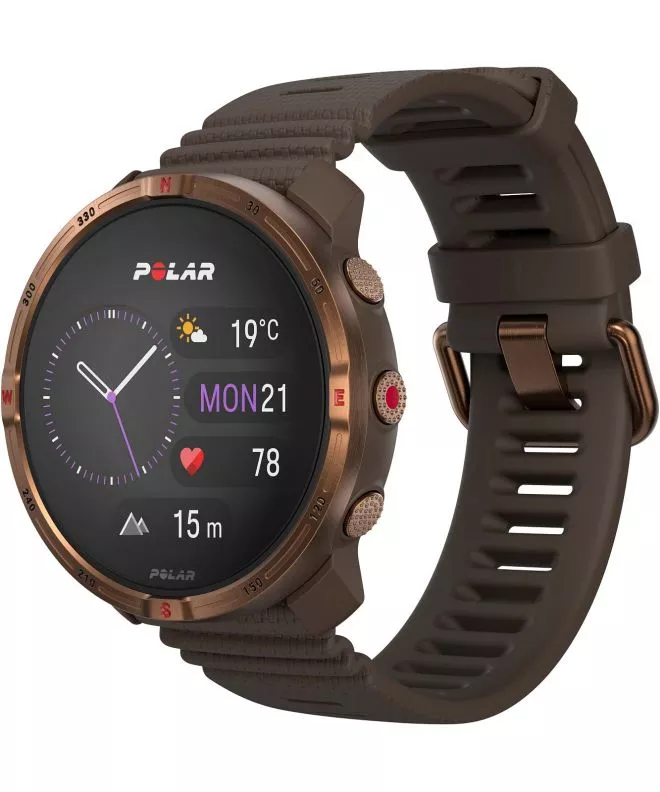 Спортен Часовник Унисекс Polar Grit X2 Brown Copper 725882069203