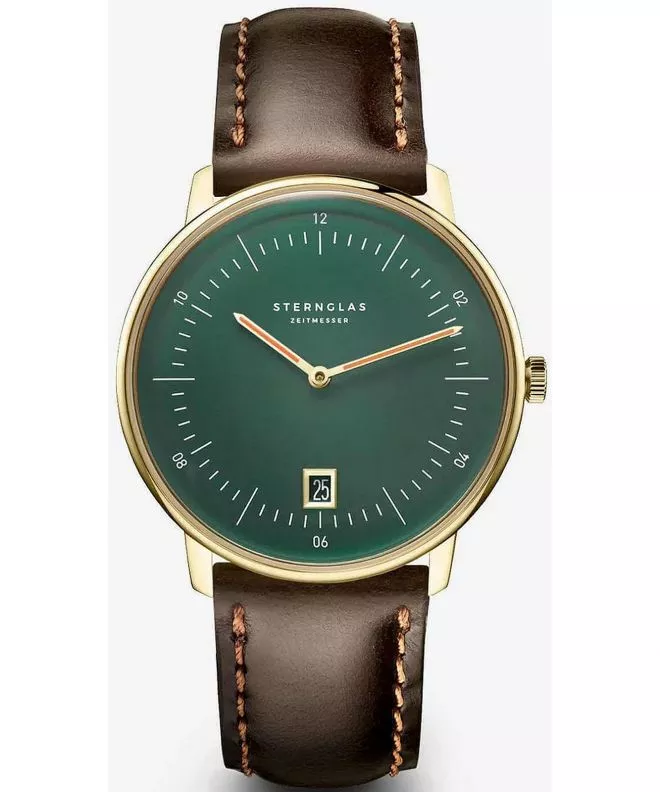 Часовник Унисекс Sternglas Naos Cambridge British Racing Green Limited Edition S01-NAC22-BR01