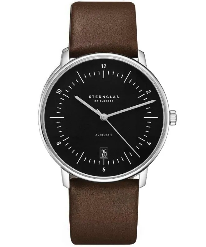Часовник Мъжки Sternglas Naos Piano Black Automatic S02-NA53-PR04