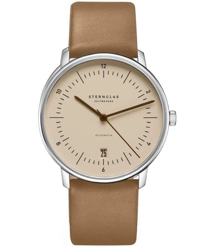 Часовник Мъжки Sternglas Naos Sand Brown Automatic S02-NA54-PR01