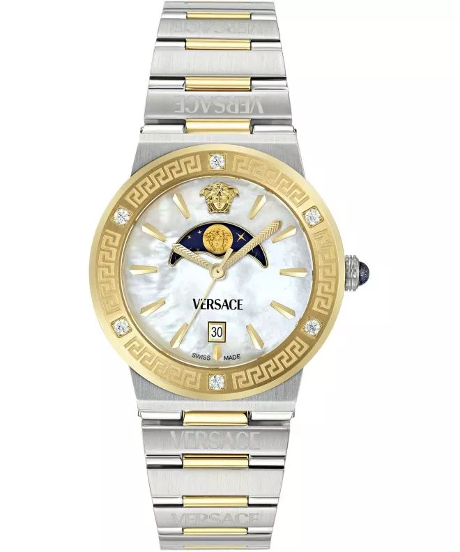 Часовник Унисекс Versace Greca Logo Moonphase VE7G00524