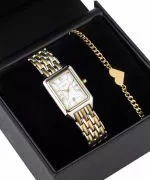 Часовник Дамски BOWA Barcelona White Silver-Gold Steel 23 Gift Set