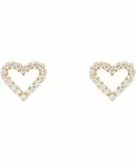 Обеци Daniel Wellington Mirelle Heart Gold
