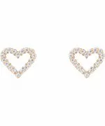 Обеци Daniel Wellington Mirelle Heart Rose Gold
