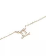 Колие Daniel Wellington Crystal Zodiac Chain Gold Gemini
