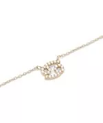 Колие Daniel Wellington Crystal Zodiac Chain Gold Cancer