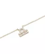 Колие Daniel Wellington Crystal Zodiac Chain Gold Libra