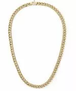 Колие Daniel Wellington Ellipse Cuban Chain Gold