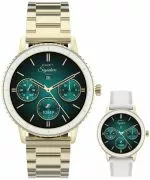 Смартчасовник Дамски Garett Signature Grace Gold Solid SET