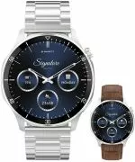 Смартчасовник Мъжки Garett Signature Prime Silver Solid SET