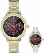 Смартчасовник Дамски Garett Signature Stella Gold Solid SET