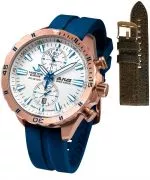 Часовник Мъжки Vostok Europe Almaz Chrono Limited Edition + каишки Vostok