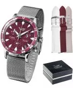Часовник Дамски Vostok Europe Undine Cranberry Chronograph Limited Edition SET
