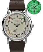 Часовник Унисекс Timex Harry Potter X Weekender Slytherin House 38mm Leather Strap