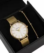 BOWA Praha Silver-Gold Mesh 38 Gift Set (часовник + гривна)