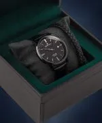 Часовник Мъжки DESTELL Pictor Full Black Sapphire Gift Set