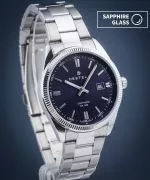 Часовник Мъжки DESTELL Loup Blue Silver Steel Sapphire
