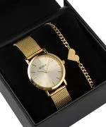 BOWA Tokyo Full Gold Mesh 33 Gift Set (часовник + гривна)