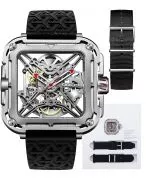 Часовник Мъжки Ciga Design X Series Gorilla Silver Skeleton Automatic