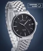 Часовник Мъжки DESTELL Pictor Black Silver Steel Sapphire