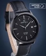Часовник Мъжки DESTELL Pictor Full Black Leather Sapphire