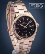 Часовник Мъжки DESTELL Loup Black Rose Gold Steel Sapphire