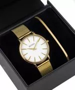 Часовник Дамски BOWA Praha White-Gold Mesh 38 Gift Set