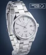 Часовник Мъжки DESTELL Loup White Silver Steel Sapphire