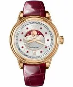 Часовник Дамски Aviator Moonflight Gemstone Edition Silver Red Ruby Limited Edition