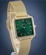 Часовник Дамски BOWA Vienna Green Gold Mesh 29