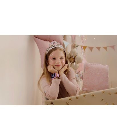 Смартчасовник Детски Garett Kids Essa AI 4G Розов SET